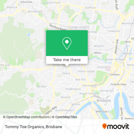 Tommy Toe Organics map