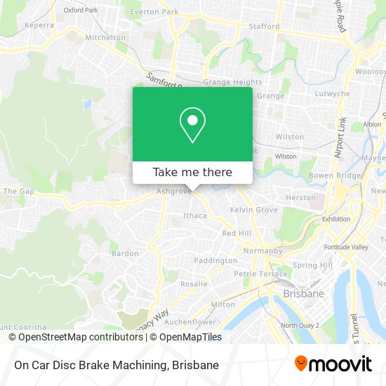 On Car Disc Brake Machining map