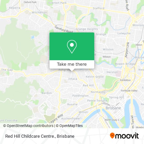 Red Hill Childcare Centre. map