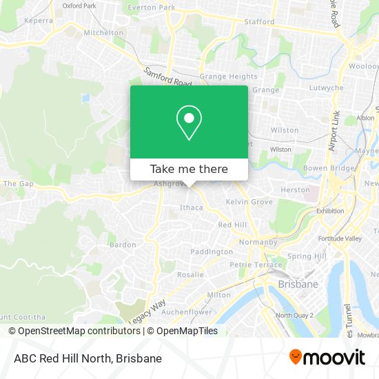 ABC Red Hill North map