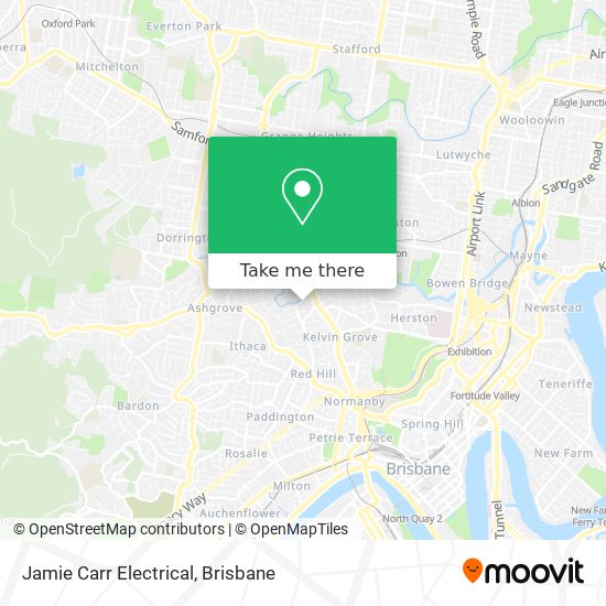 Mapa Jamie Carr Electrical