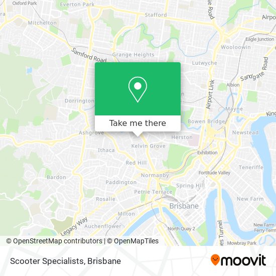 Scooter Specialists map