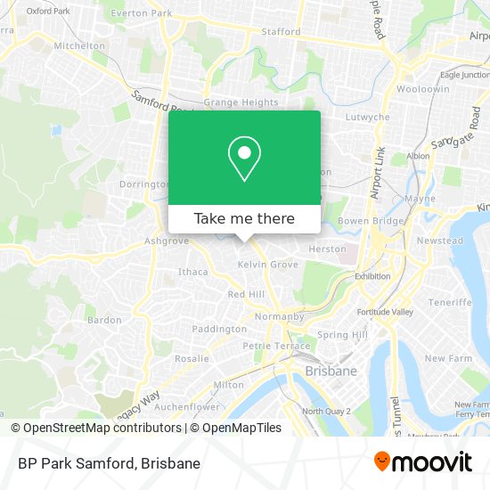 BP Park Samford map