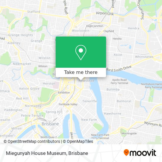 Miegunyah House Museum map
