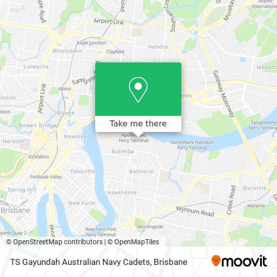 TS Gayundah Australian Navy Cadets map