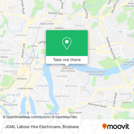 JGML Labour Hire Electricians map