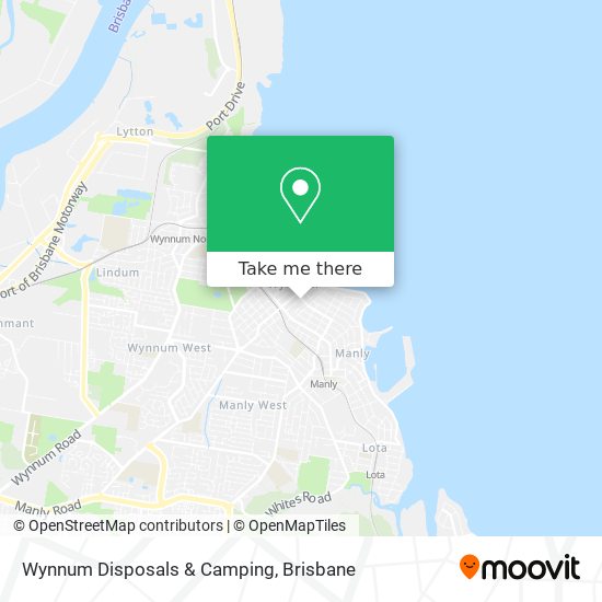 Wynnum Disposals & Camping map