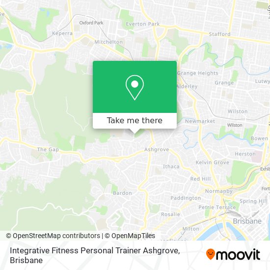 Mapa Integrative Fitness Personal Trainer Ashgrove