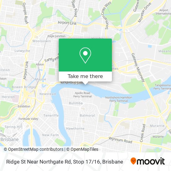 Ridge St Near Northgate Rd, Stop 17 / 16 map
