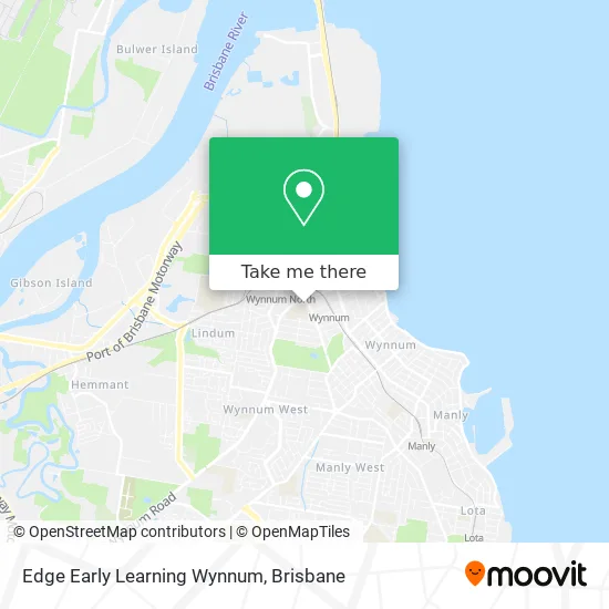 Mapa Edge Early Learning Wynnum