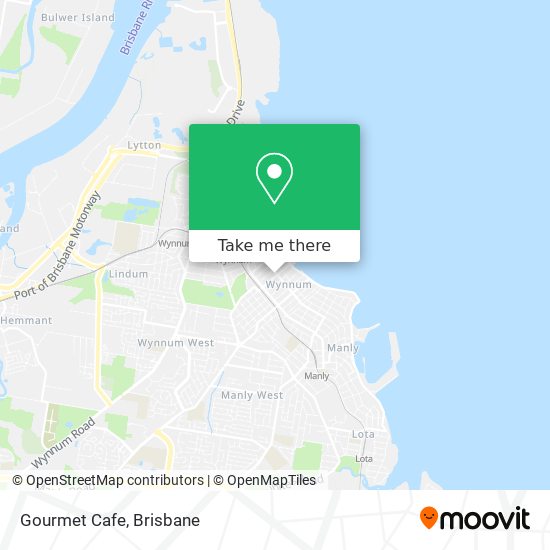 Gourmet Cafe map
