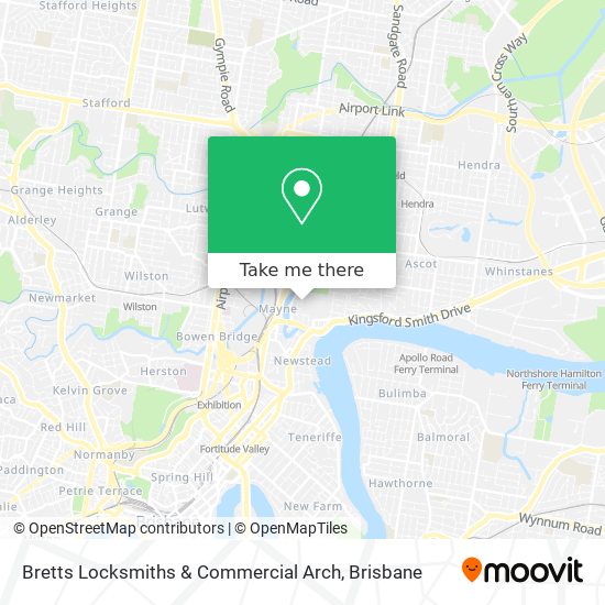 Bretts Locksmiths & Commercial Arch map