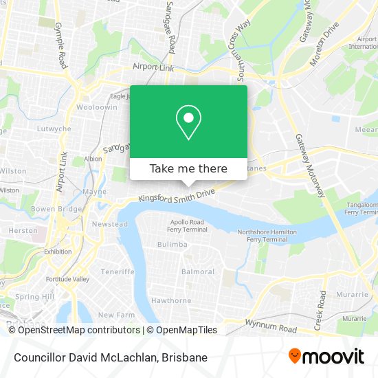 Councillor David McLachlan map