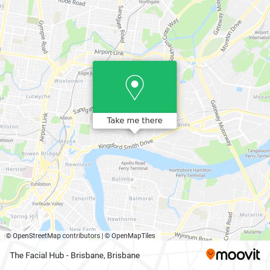 The Facial Hub - Brisbane map
