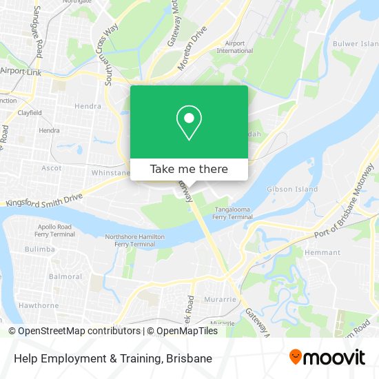 Help Employment & Training map
