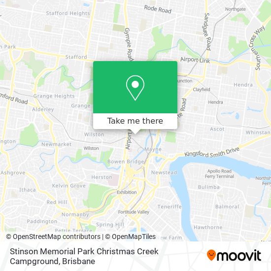 Stinson Memorial Park Christmas Creek Campground map