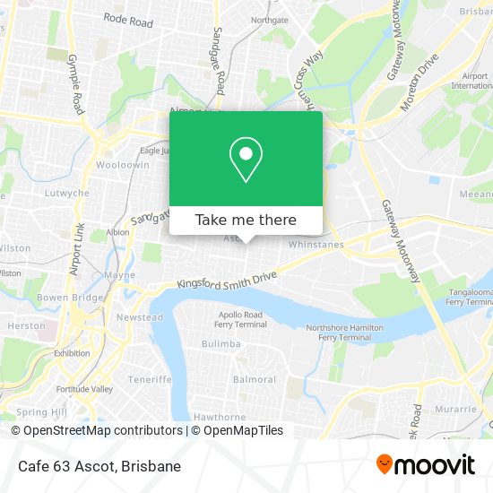 Mapa Cafe 63 Ascot