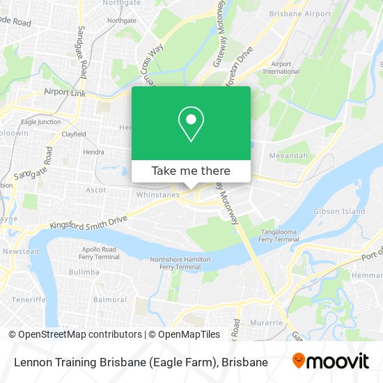 Mapa Lennon Training Brisbane (Eagle Farm)