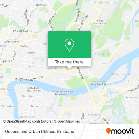 Queensland Urban Utilities map