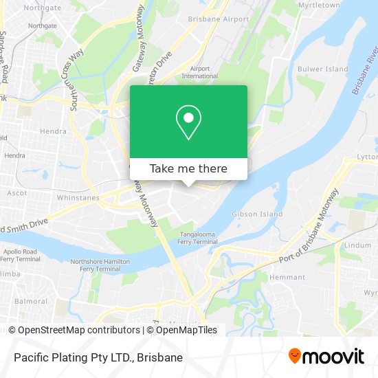 Pacific Plating Pty LTD. map