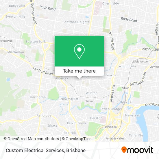 Custom Electrical Services map