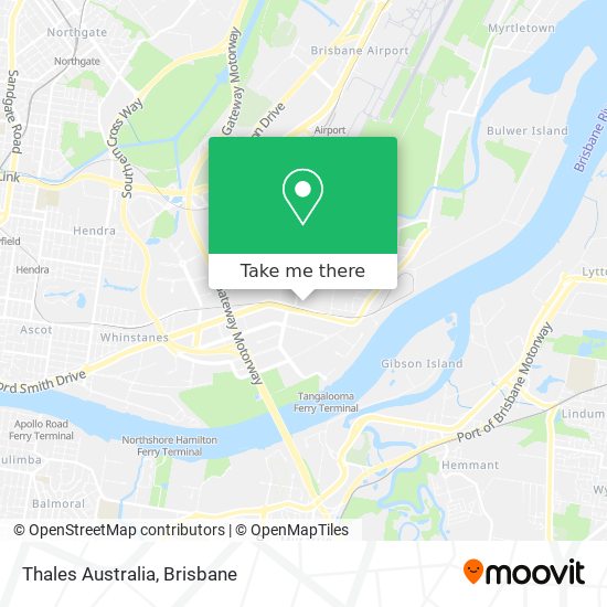 Thales Australia map