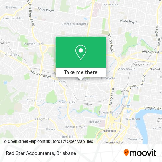 Red Star Accountants map