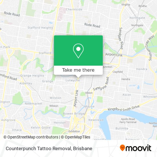 Counterpunch Tattoo Removal map