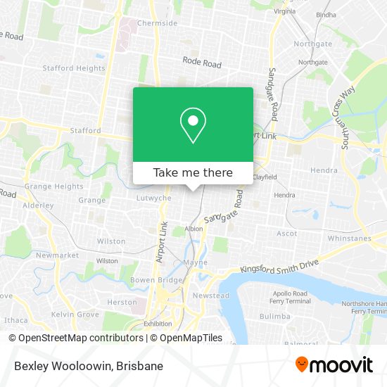 Bexley Wooloowin map