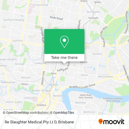 Re Slaughter Medical Pty Lt D map