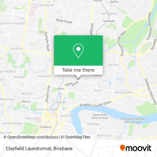 Clayfield Laundromat map