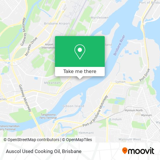 Auscol Used Cooking Oil map