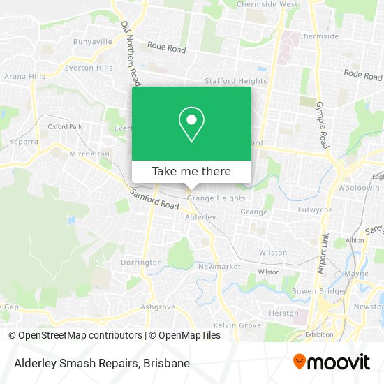Alderley Smash Repairs map