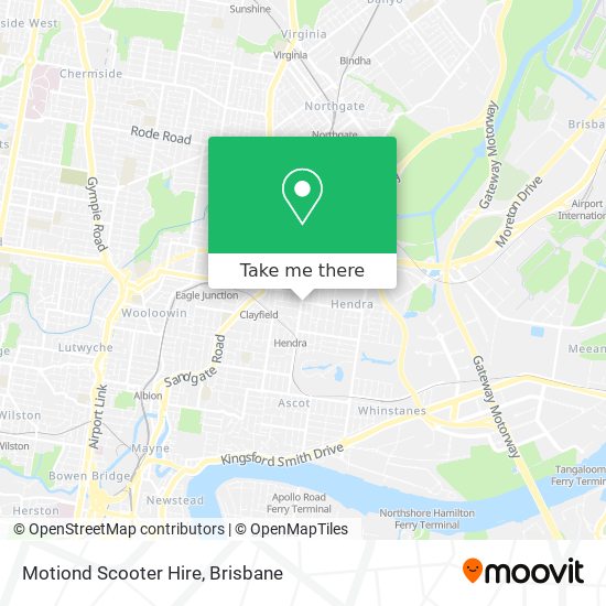 Motiond Scooter Hire map