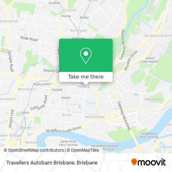 Travellers Autobarn Brisbane map