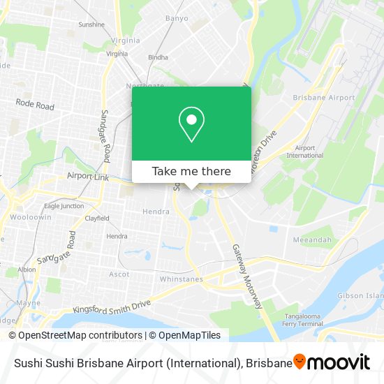 Sushi Sushi Brisbane Airport (International) map