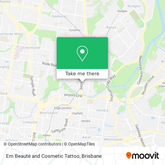 Em Beauté and Cosmetic Tattoo map