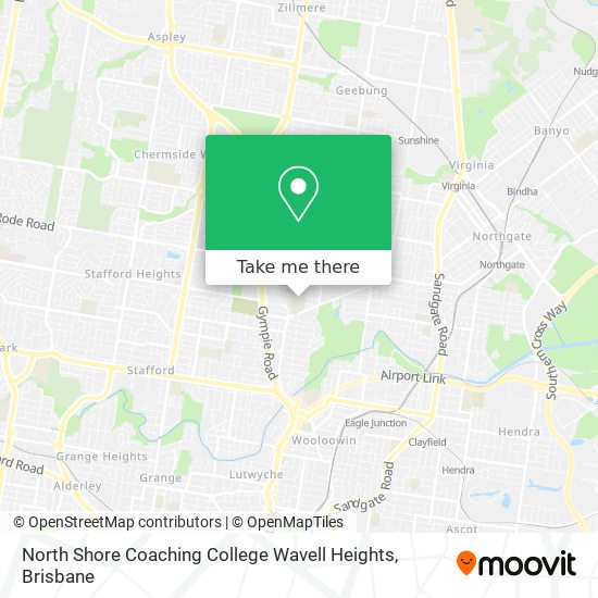 North Shore Coaching College Wavell Heights map