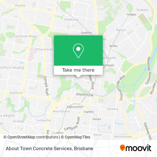 About Town Concrete Services map