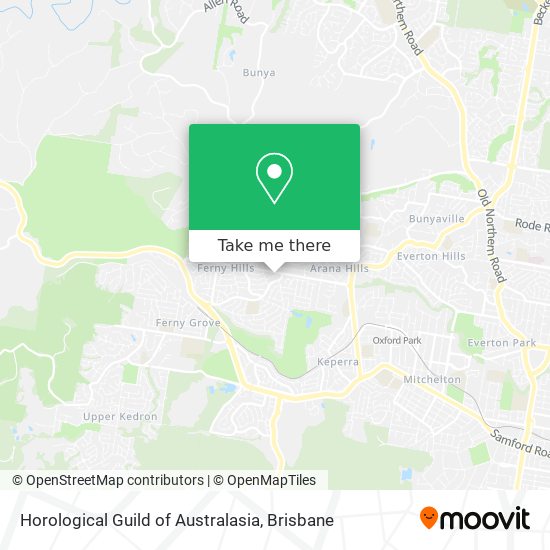 Horological Guild of Australasia map