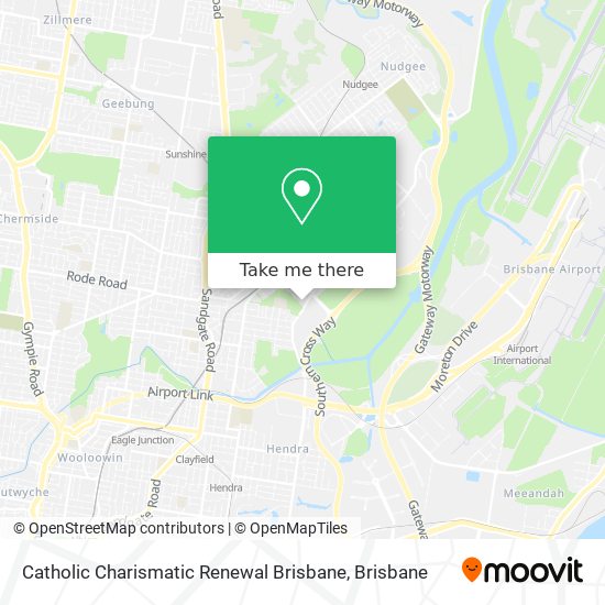 Catholic Charismatic Renewal Brisbane map