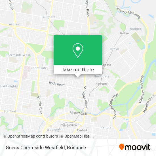 Guess Chermside Westfield map