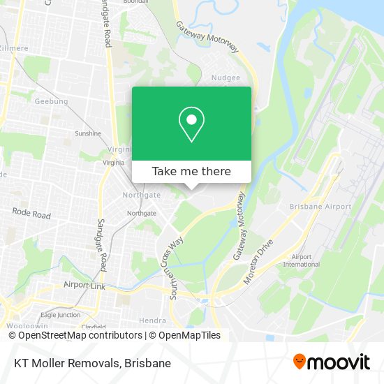 KT Moller Removals map