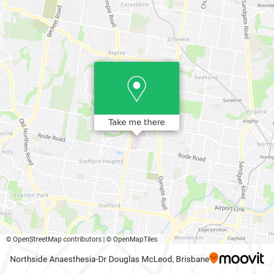 Northside Anaesthesia-Dr Douglas McLeod map