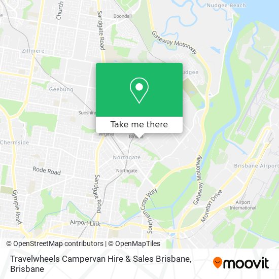 Travelwheels Campervan Hire & Sales Brisbane map