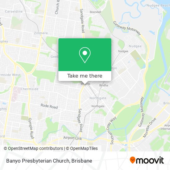 Banyo Presbyterian Church map