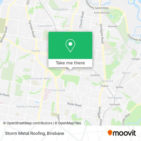 Storm Metal Roofing map