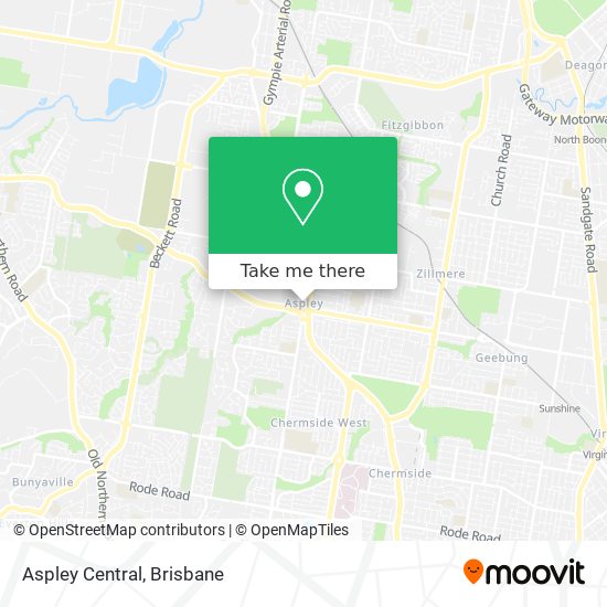 Mapa Aspley Central