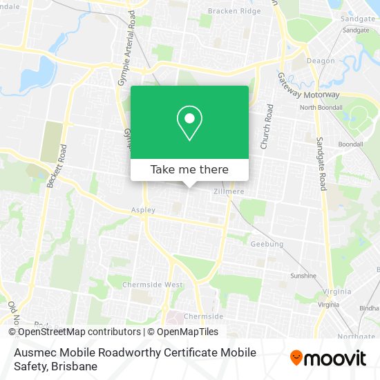Ausmec Mobile Roadworthy Certificate Mobile Safety map