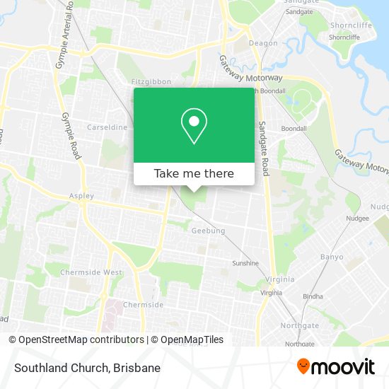 Southland Church map